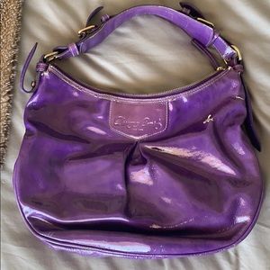 Dooney and Burke Purple Patent Purse
